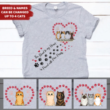 Load image into Gallery viewer, Road To My Heart Fluffy Cats - Personalized Shirt
