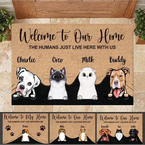personalized door mats for dog lovers