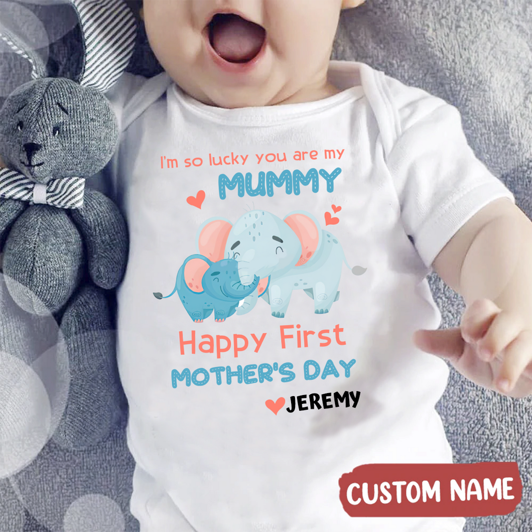 1st Mother's Day Baby Onesie - 