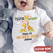 Load image into Gallery viewer, &quot;You&#39;re Doing A Great Job Mommy&quot; - Mother&#39;s Day Baby Onesie
