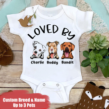 Load image into Gallery viewer, &quot;Loved By&quot; - Custom Baby Onesie
