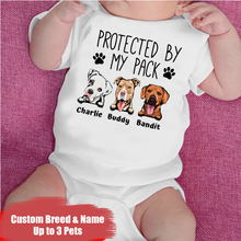 Load image into Gallery viewer, &quot;Protected by my pack&quot; - Baby Onesie
