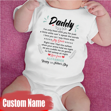 Load image into Gallery viewer, &quot;I&#39;ve been with you for just a little while&quot; Custom Baby Onesie
