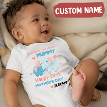 Load image into Gallery viewer, 1st Mother&#39;s Day Baby Onesie - &quot;I&#39;m so lucky&quot;
