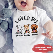 Load image into Gallery viewer, &quot;Loved By&quot; - Custom Baby Onesie
