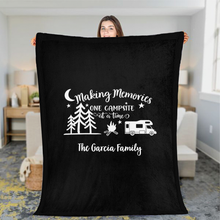 Load image into Gallery viewer, Making Memories - Personalized Camping Blanket
