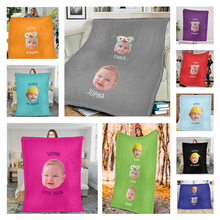 Load image into Gallery viewer, Up to 3 Babies - Personalized Baby Blanket
