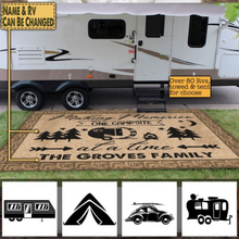 Load image into Gallery viewer, Making Memories Camping Patio RV Mat
