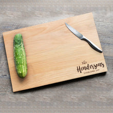 Load image into Gallery viewer, Personalized Engraved Cutting Board
