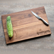 Load image into Gallery viewer, Personalized Engraved Cutting Board
