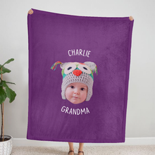 Load image into Gallery viewer, Up to 3 Babies - Personalized Baby Blanket
